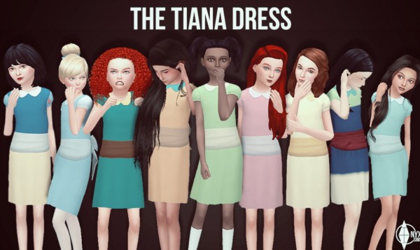  Onyx Sims: Tiana dress