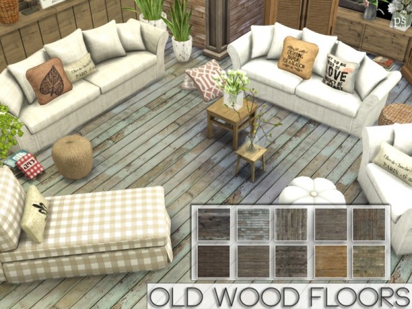  The Sims Resource: Old Wood Floors by Pralinesims