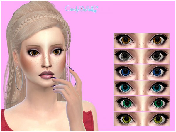  The Sims Resource: CandyDoll Sweet Eyes Set by DivaDelic06