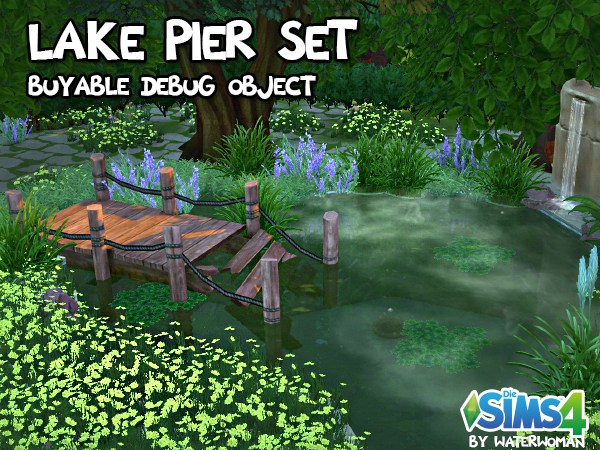  Akisima Sims Blog: Lake Pier Set