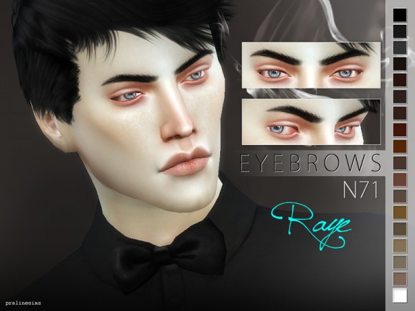  The Sims Resource: Eyebrow Bundle N09 by Pralinesims