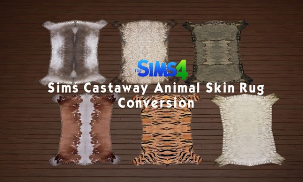  History Lovers Sims Blog: Animal Skin Rug