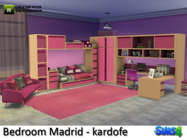  The Sims Resource: Bedroom Madrid by Kardofe
