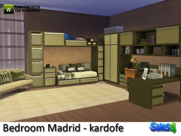  The Sims Resource: Bedroom Madrid by Kardofe
