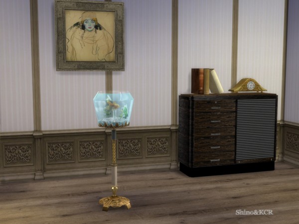  The Sims Resource: Art Deco Home Office by ShinoKCR
