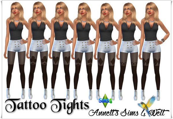  Annett`s Sims 4 Welt: Tattoo Tights