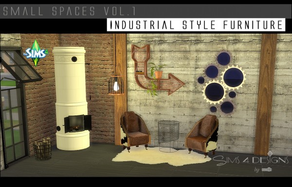  Sims 4 Designs: Small Spaces Series Vol.1: Industrial Style