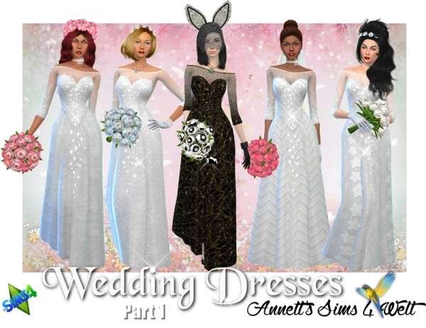  Annett`s Sims 4 Welt: Wedding Dresses   Part 1