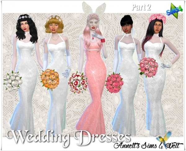 Annett`s Sims 4 Welt: Wedding Dresses   Part 2