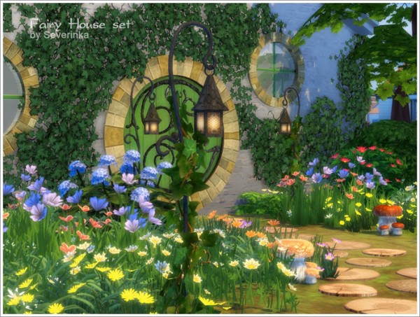  Sims by Severinka: Fairy house set