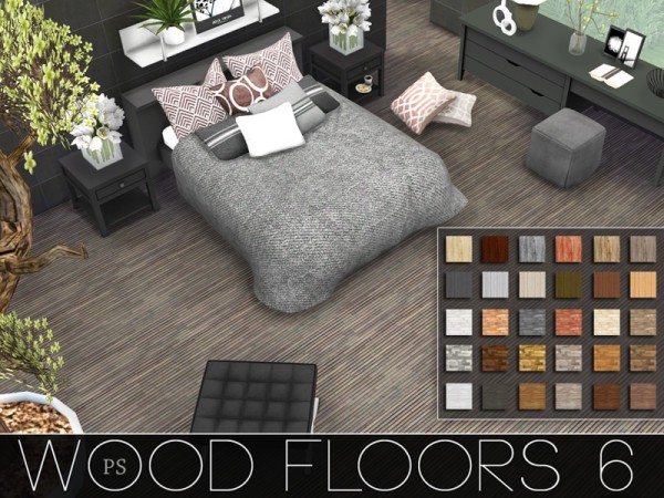  The Sims Resource: Wood Floors 6 by Pralinesims