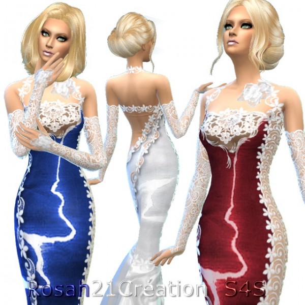  Sims Dentelle: Illusion dress