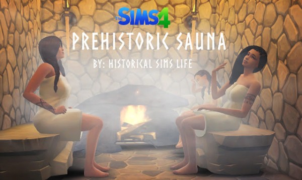  History Lovers Sims Blog: Prehistoric Sauna