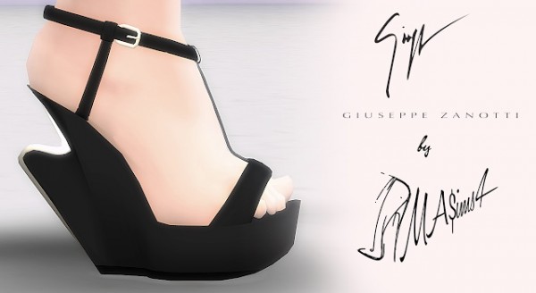  MA$ims 3: Sculpted Wedge Sandals