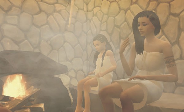  History Lovers Sims Blog: Prehistoric Sauna