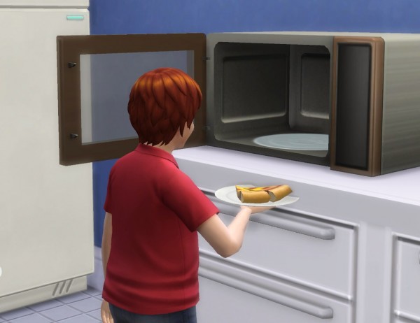  Mod The Sims: Microwave Pizza by plasticbox