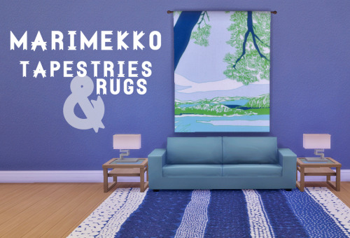  Hamburgercakes: Marimekko Tapestries & Rugs