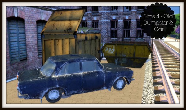  Dinha Gamer: Old Dumpster and Car
