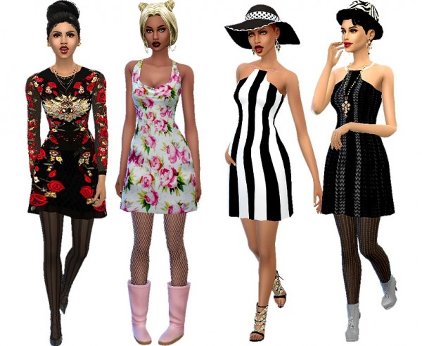  Dreaming 4 Sims: Yesterday dress