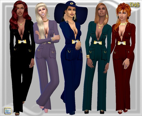  Dreaming 4 Sims: Pocket jumpsuit 10