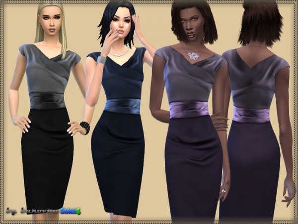  The Sims Resource: Dress Drapery Overlap by bukovka