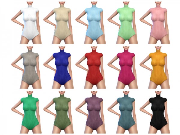  The Sims Resource: Celeste Bodysuit by Ms Blue