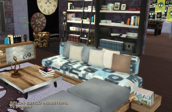  PQSims4: Industrial livingroom