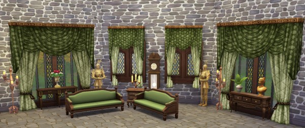  History Lovers Sims Blog: Medieval Noble Curtains