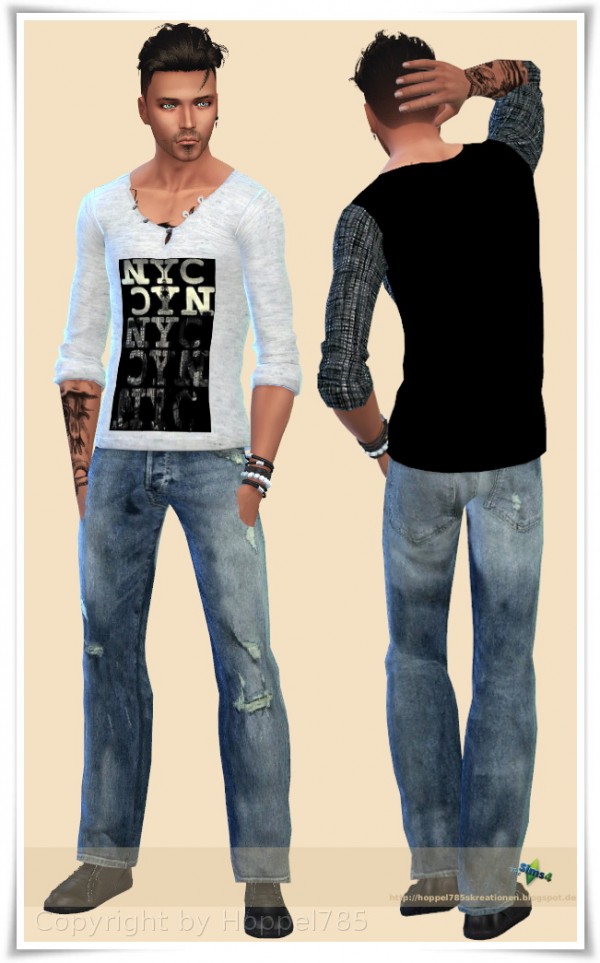  Hoppel785: Shirts and Denim Jeans
