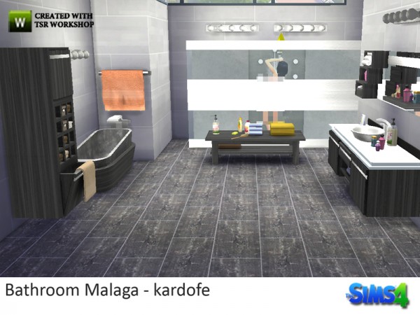  The Sims Resource: Bathroom Malaga by Kardofe