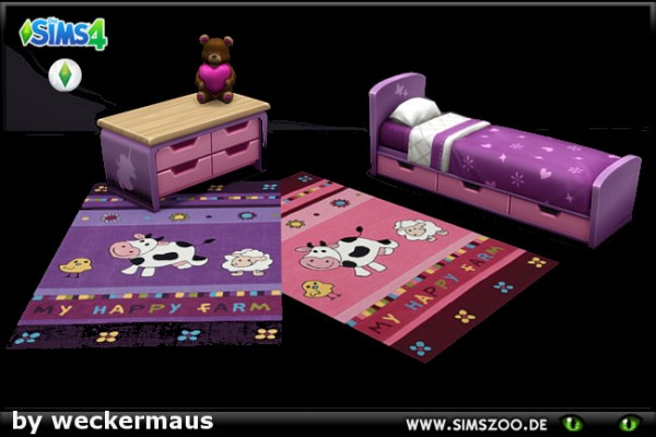  Blackys Sims 4 Zoo: Kids Rug 05 by weckermaus
