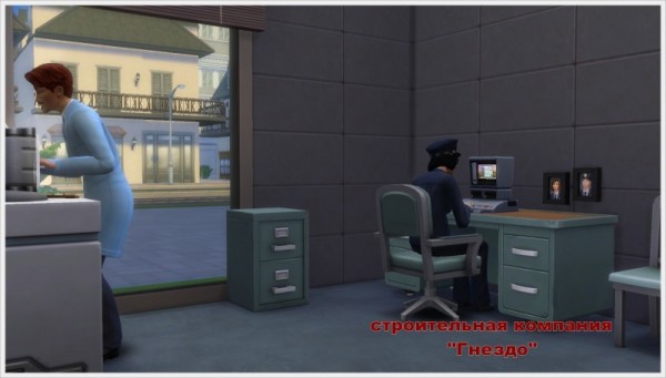  Sims 3 by Mulena: Police station number 2