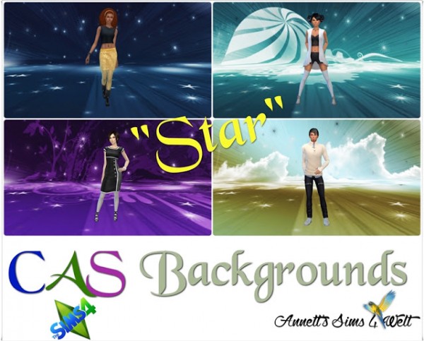  Annett`s Sims 4 Welt: CAS Backgrounds Star