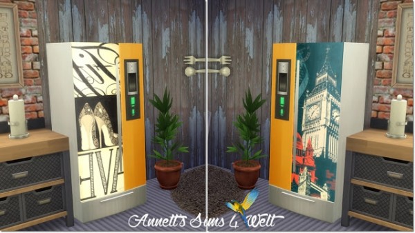  Annett`s Sims 4 Welt: Fridge with Pictures