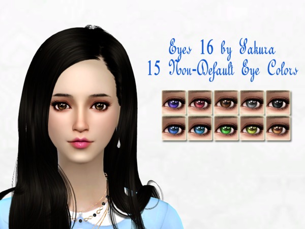  The Sims Resource: Eyes 16 by Sakura Phan