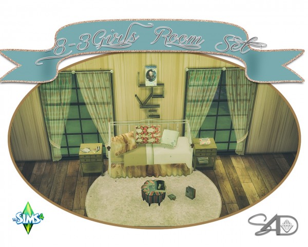  Sims 4 Designs: Girls Room Set