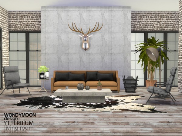  The Sims Resource: Ytterbium Livingroom by wondymoon
