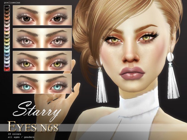  The Sims Resource: Crystal Eyes Bundle N07 by Pralinesims