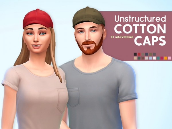 Marvin Sims: Unstructured Cotton Caps