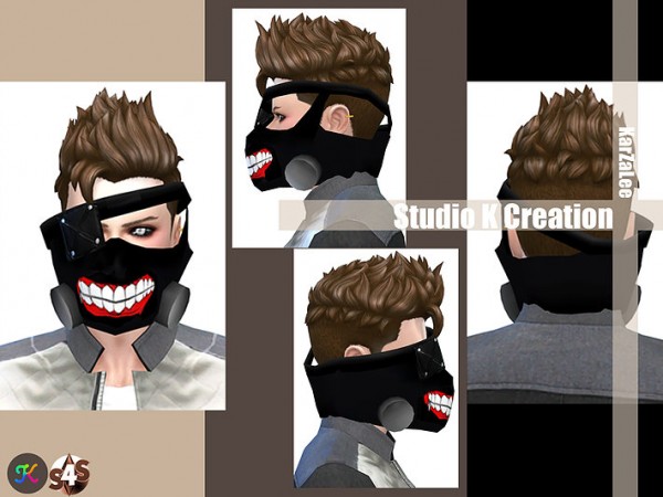 Studio K Creation: Tokyo Ghoul - face mask • Sims 4 Downloads