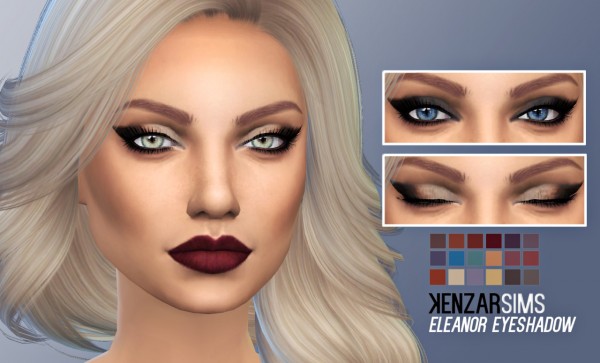  Kenzar Sims: Eleanor eyeshadow