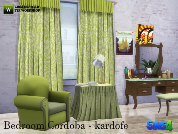  The Sims Resource: Bedroom Cordoba by Kardofe