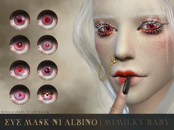  Mimilky baby: Albino Eye Mask N1