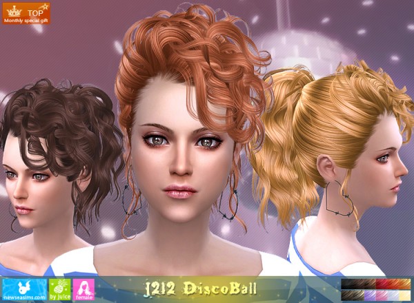  NewSea: J212 Disco Ball donation hairstyle