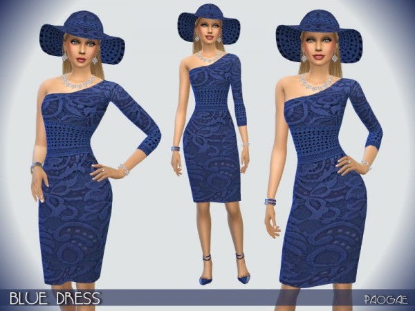  The Sims Resource: Blue Set by Paogae