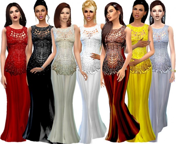 Dreaming 4 Sims: S.L. Andreea Gown