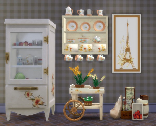 PQSims4: Shabby Kitchen Clutter2