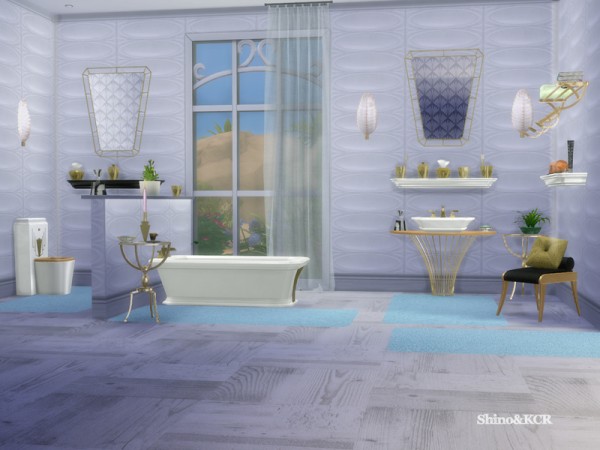  The Sims Resource: Art Deco Bathroom by ShinoKCR