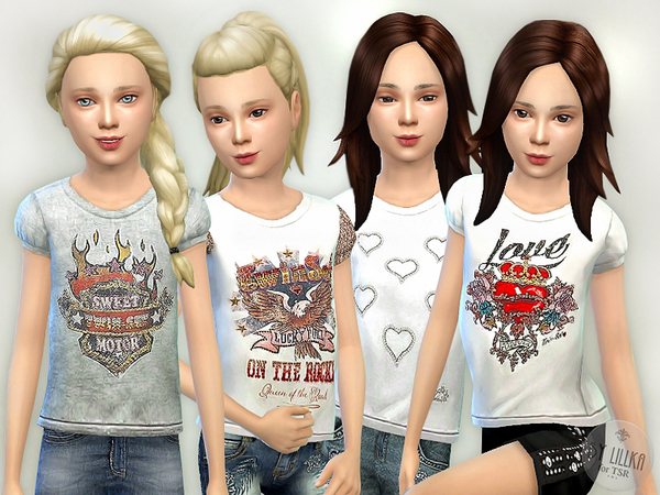  The Sims Resource: T  Shirt Collection GP07 by lillka