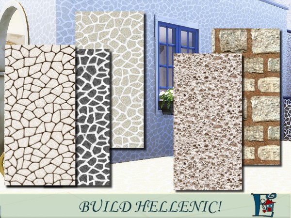  The Sims Resource: Hellenic walls by evi
